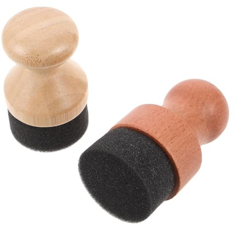 Veemoon Set 2 Applicatori Olio e Cera per Taglieri in Legno e Bambù, Spugna Liscia per Distribuzione Uniforme, Manutenzione Cucina per Prevenzione Crepe e Pulizia Professionale