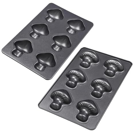 Generico Teglia Da Forno In Acciaio Al Carbonio A Forma Triangolare Con 10 Cavità, Stampo Fai Da Te For Sandwich Alle Noci, Pizza E Cheesecake - Accessori For La Cottura(Toast pan)