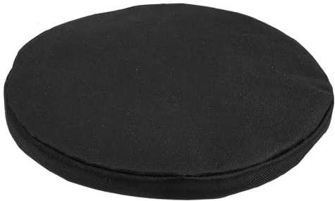 PRETYZOOM Taburete Telescópico Portátil Cojín de Espuma Plegable para Acampar y Pescar, Asiento Resistente de Tela Oxford Negro, Silla Portátil Multifuncional para Exterior y Hogar
