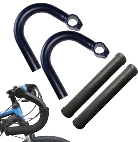 Fahrrad Lenkerenden - 22.2mm Aluminiumlegierung | Drop Bar Lenkerverlängerung | 1-Paar Höhenerhöhung Ergonomische Griffe Für Mountainbike Rennrad Stadt Pendeln Radfahren Zubehör Schwarz