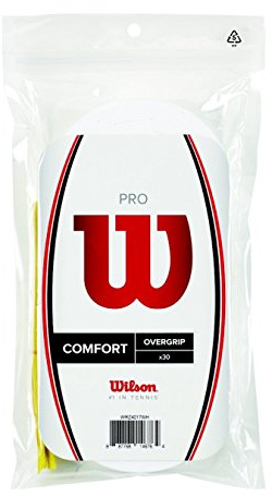 Wilson Pro Overgrip Comfort 30 Pack - White