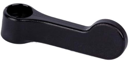 S&S-Shop 16 Kunststoff Vorreiber | schwarz - 50 mm lang - Ø 13 mm / 5 mm | Türverschluss | Schrankriegel | Zugangsriegel | Türsicherung | Möbelriegel | Verschluss | Verriegelung | Einbruchschutz