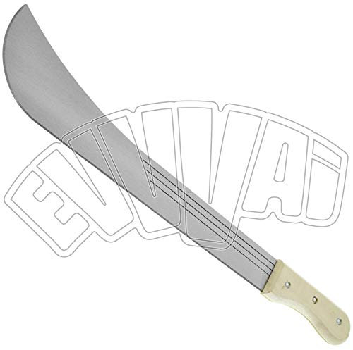 BURG 610 MM MACETE INVERSO CON MANICO IN LEGNO MACHETE RONCOLA POTATURA ORTO GIARDINO