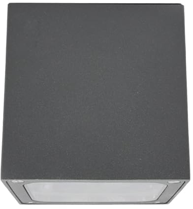 Lucande LED Deckenleuchten Tanea (spritzwassergeschützt (Modern) in Alu aus Aluminium (1 flammig,) - Außenleuchte für Garten Terasse Balkon & Haus Deckenleuchte