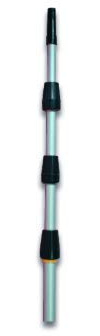 Asta telescopica Alluminio mt 6 Regolabile | Asta telescopica | Manico allungabile ergonomico | Pertica prolunga per Pulizia tapparelle, soffitti, cornicioni, ragnatele e lavori di pittura