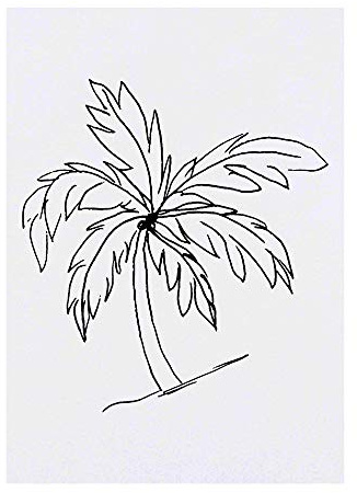 Azeeda 'Palm Tree' Temporary Tattoo - A6 (TO00038524)