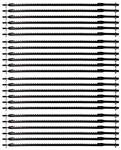 Side Cutting Scroll Saw Blades Pin End 100 mm 24-Pack 15 TPI Compatible With Newest Dremel Moto-Saw MS20 MS20-01 MS51-01 MS52-01 MS53-01