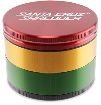 Santa Cruz Shredder Kräuter- und Gewürzmühle, (groß (6,9 cm), Rasta)