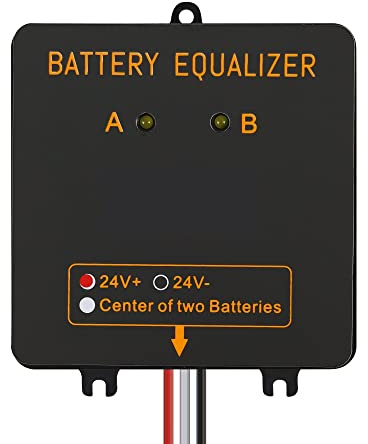 Laderegler 24 V Solar System Batterie Equalizer Batterie Balancer Ladegerät Controller for Gel Flood AGM Blei-Säure-Batterien Banksystem