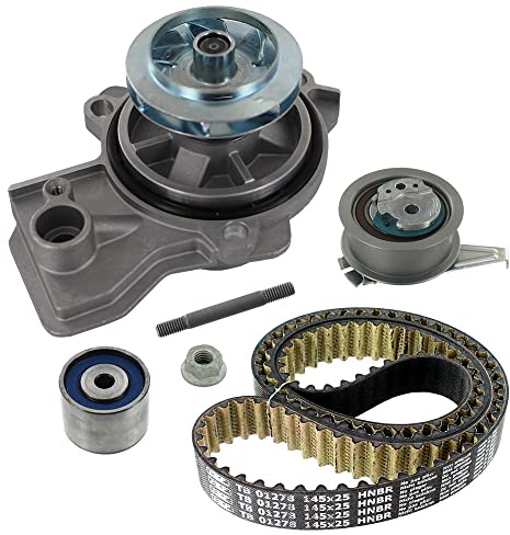 SKF Wasserpumpe und Zahnriemensatz mit Stehbolzen VKMC 01350-1 Höhe 171 mm Länge 271 mm Breite 142 mm – OE-Qualität | Kompatibel mit: AUDI A1, A1 Sportback, SKODA FABIA III, FABIA III Kombi, RAPID, RAPID Spaceback