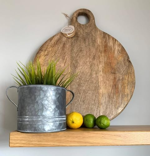 Marco Paul Circular Chopping Board Wooden Cutting And Serving Board Carving Meat Or Vegetables Sturdy Kitchen Accessories Alternative Serving Platter - 34cm Cutting Board Wooden Kitchen