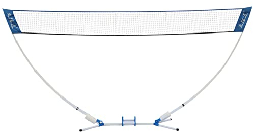 Badmintonnetz mit Ständer, tragbares Tennisnetz-Set für den Außenbereich, Hinterhof, Gras, Auffahrt, Spielplatz, Strand, freistehender Badminton-Volleyballplatz, 63 Zoll hoch (Farbe: L 3,5 m/11,5 Fu