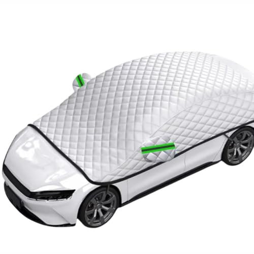 LWKJDHS Halbgarage Auto für SMART forfour W453 2014-2020, Autoplane Winter Halbe Abdeckplane Autoabdeckung wasserdichte Schneeschutz Autoplane ZubehöR