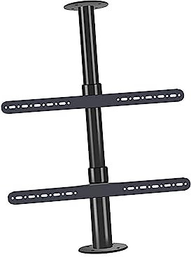 SQMGFA Supporto TV Universale, Supporto da Parete per TV - Supporto per TV con Doppia Rotazione, inclinazione e articolazione, 6 Bracci, per la Maggior Parte dei televisori LED/4K Piatti