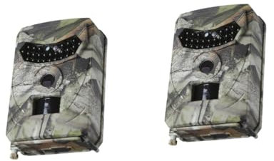 HEMOTON Lot De 2 Caméras De Chasse 26 Pouces Rechargeables pour La des Cerfs Et des Animaux