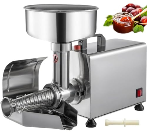 Electric Strainer Electric Tomato Strainer and Food Mill Machine for Homemade Sauces, Salsa, and Juices from Fruits and Berries