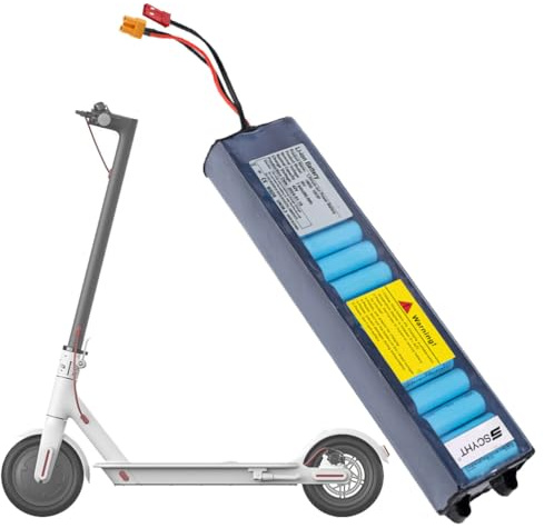 SSCYHT Batería de Litio 36 V, 7,8 Ah, 10,5 Ah y 6 Ah Batería de Repuesto 10S3P Baterías Patinete eléctrico para M365 con BMS y Puerto JST para Motores 200 W a 400 W,36v6ah xt30