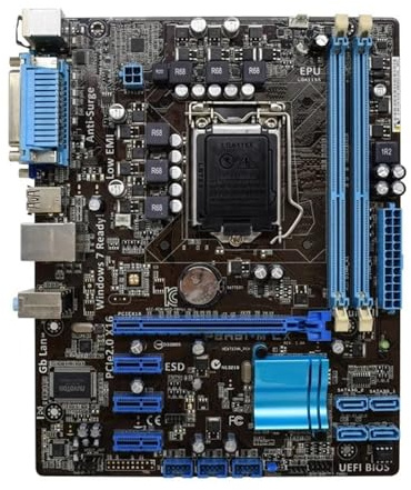 Carte mère Fit for ASUS P8H61-M LX Carte mère LGA 1155 Prise en Charge I3-2130 2120 2400 3245 3770 CPU Micro ATX Intel H61 DDR3