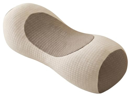 Yeaxxsqy Rollo para el Cuello, Almohada para el Cuello de Trigo sarraceno: Almohada Cervical ergonómica Ajustable para aliviar Dolor, Soporte para Personas Que Duermen de Lado y Boca Arriba, 15 p