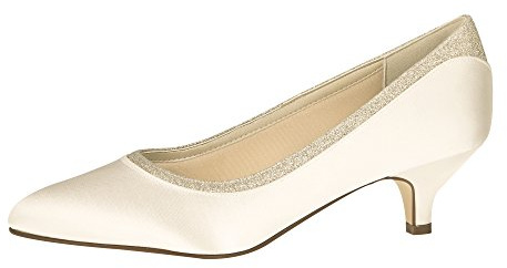 Rainbow Club Brautschuhe Bobbie - Pumps, Damen, Satin Glitzer