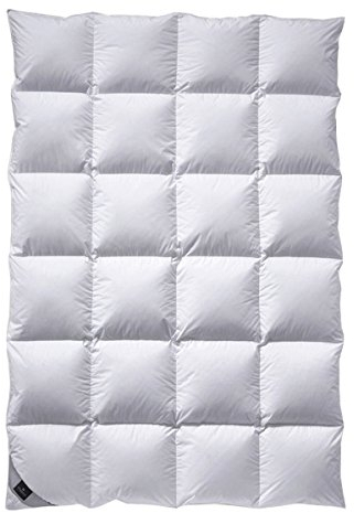 billerbeck Daunendecke | Nena | 200 x 200 cm | 100% Daunen | Optimale Wärme- und Feuchtigkeitsregulierung | Hausstauballergiker geeignet | Wärmestufe warm