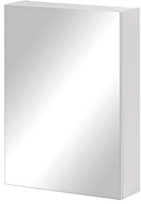 Schildmeyer Basic 146427 Armario con Espejo, Blanco Brillante, 50