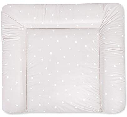 Julius Zöllner Wickelauflage Softy 75x75 cm - Wickelunterlage - wasserdicht und abwischbar - Made in Germany – Oeko-Tex Standard 100 – Star beige