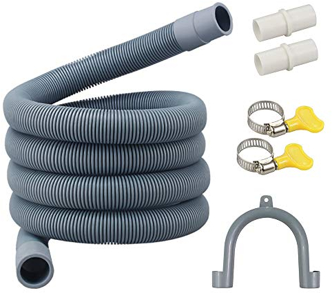 Tubo Desague Lavadora,Alargador Desague Lavadora,Manguera de Desagüe para Secadora,Tubo de Desagüe de Lavavajillas,Tubo Desague de Lavavajillas,Tubo de Desagüe (3)