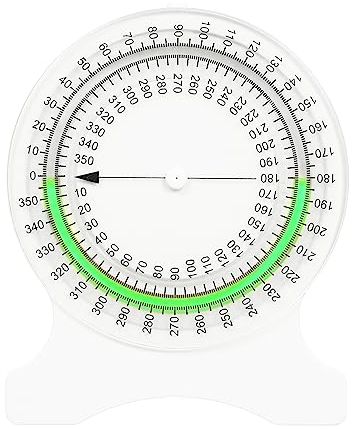 Karlak Therapie-Neigungsmesser, PT-Neigungsmesser, ROM-Bewegungsbereich, Winkelmesser, Winkelmesser, Gelenkbeweglichkeitsmessgerät für Physiotherapie