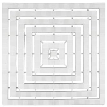 Caillebotis / Clayette de douche Plateforme 57 x 57 cm