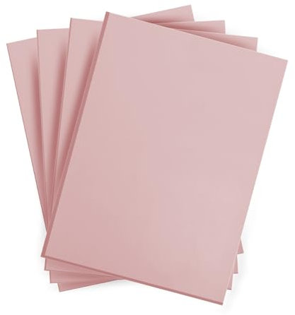 IHDYPPEW, 4 blocchi da intaglio in gomma da 21 x 30,5 cm, blocchi di linoleum, blocchi per incisione, per stampe, artisti Linocut, artigianato e altro ancora, colore: rosa