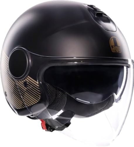 AGV ETERES E2206 PONZA MATT BLACK/GOLD XS