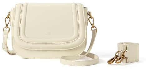 CLUCI Umhängetasche für Damen, Klein Handtasche Schultertasche PU Leder, Handy Schultertasche Crossbody Bags für Frauen mit Zwei Austauschbare Bedingungen Schultergurte