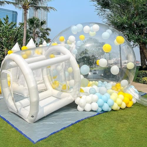 Inflatable Bubble House With Blower For Kids - Luxury PVC Bubble Dome Tent For Commercial & Outdoor Backyard Parties10Ft Clear