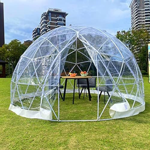 Tenda a cupola a bolle trasparenti, gazebo pop-up a bolle, tenda a cupola per serra da giardino per 3-6 persone, tenda da patio, grande serra istantanea di grandi dimensioni per feste ed eventi