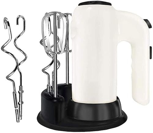 QWBDNMQP Frullino for Le Uova - Sbattitore Elettrico a Immersione, frullino da Cucina a 5 velocità Sbattitore da Cucina più Largo