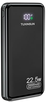 Power Bank 20000mAh, PD3.0 QC4.0 22.5W Fast Charging PD20W USB C PowerBank Portable Charger With LCD Display 3 Outputs & 2 Inputs For Smartphones 06