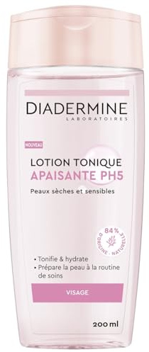 DIADERMINE – Lotion Tonique Apaisante pH5, Soin Douceur pour Peaux Sensibles (200 ml) - Le Lot De 3