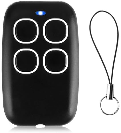 Telecommande Universelle Portail de 433MHz 4 en 1 Multifréquence 280-868 MHz Télécommande Portail Rolling Codeet Auto-Apprentissage Compatible avec TRC, MITTO/M/A/RCB, MURALE, GHIBLI et KLEIO