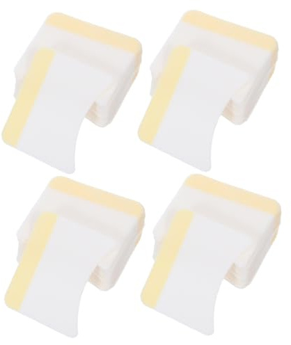 MOTHNUR Bogenförmige Wimpern Reinigungspads Kosmetik Make up Entferner Pads Für Frauen Kompakt Reise Geeignet Mit Haftstreifen 160 Stück