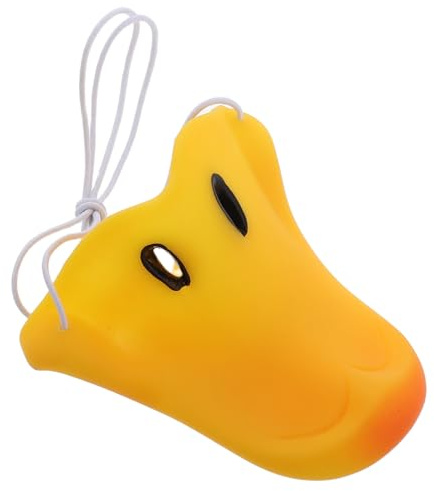 HONITANO Máscara de Nariz de Pato de Látex para Adultos, Banda Elástica Ajustable, Diseño Transpirable, Accesorio para Disfraces de Animales, Cosplay y Fiestas Infantiles