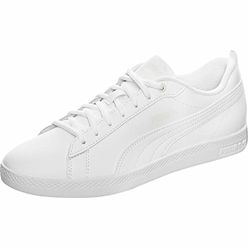 PUMA Damen Puma Smash Wns V2 L Sneaker, Puma White Puma White, 42.5 EU