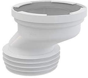 Alcaplast A991-40 - Manguito de conexión para inodoro (40 mm), color blanco