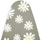 Encasa Homes reemplazo de para Tablas de Planchar Cubre con un Acolchado de Fieltro de 3 mm, Ajuste de Cuerdas (se Ajusta a Las Tablas estándar de Medium 112 x 34 cm) Impreso - Daisy Gray