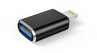 Lightning hane till USB3.0 hona adapter OTG-kabel för iPhone 12 11 Xr X XS 8 7 Plus Max kompatibel med iPad Air Pro Mini, stöder kamerakortläsare mus tangentbord hubs piano omvandlare anslutning U-disk