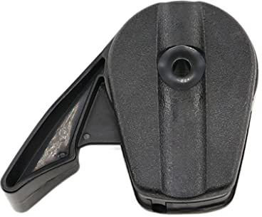 HURI Interrupteur de contrôle universel - Poignée de levier d'accélérateur - Noir - Pour tondeuse à gazon électrique à essence