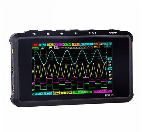 EBAYTV Oscilloscope Oscilloscope numérique de Poche à Quatre canaux