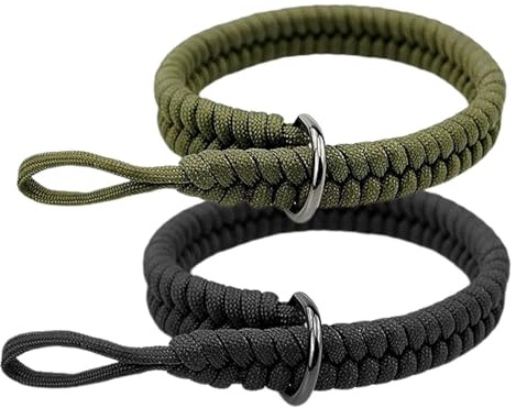 YULIAO 2 Pezzi Braccialetti per Fotocamera, Fotocamera Cinturino da Polso, Cinghia per Fotocamera Regolabile, Cinturino da Polso a Sgancio Rapido per Fotocamera, per DSLR/SLR, Paracord