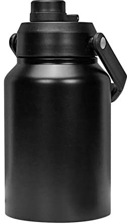 Jarra Aislada, Galón De Acero De Boca Ancha De Acero Inoxidable, Botella De Agua De Doble Capa, Termo Deportivo Grande De Acero De Enfriamiento De Larga Duración, Galón De Agua De Acero Aislado Resist
