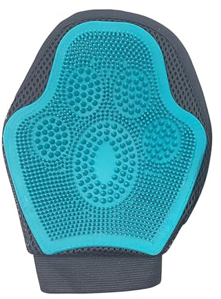 Waschhandschuh für , Silikon, verbesserte Pferdehygiene, Tierhaarmassage-Schrubber, vielseitiges Haustierpflege, Massage-Peeling für Hunde und Katzen, vielseitig einsetzbar